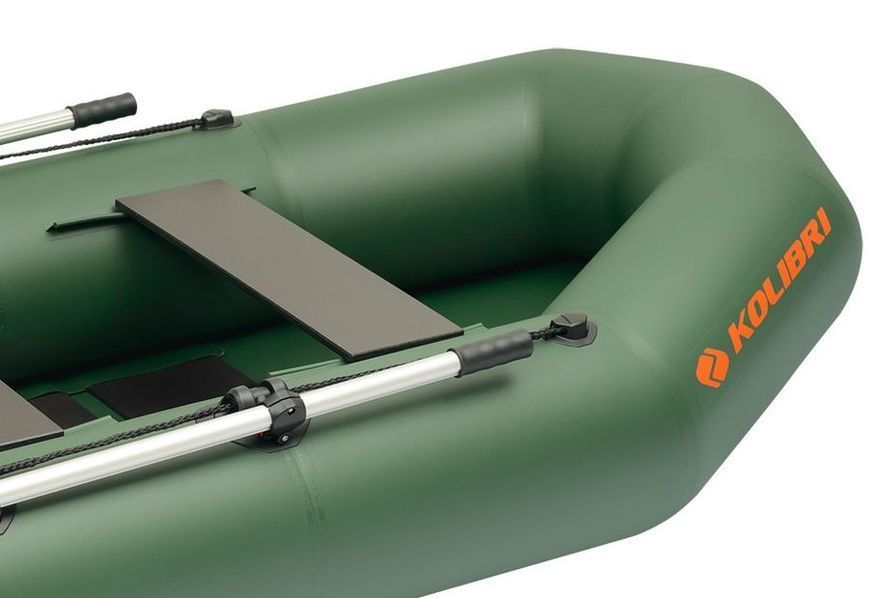 Schlauchboot Kolibri K-250T, Rudern ohne Deck, gr&uuml;n