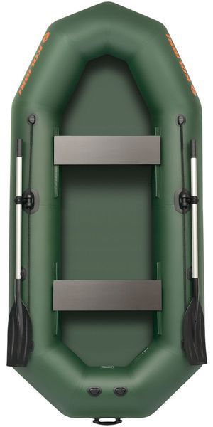 Schlauchboot Kolibri K-290T, Rudern ohne Deck, gr&uuml;n