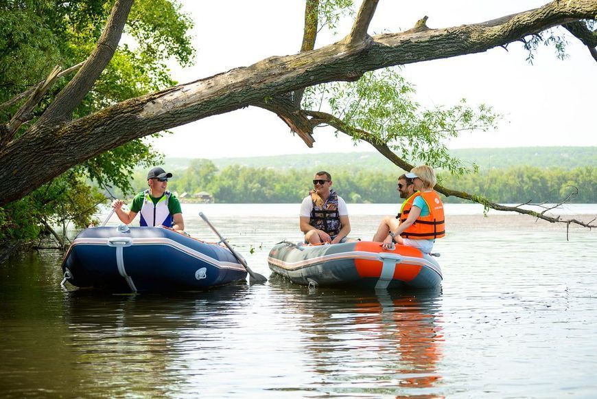 Inflatable boat Kolibri KM-330D Pro (Kolibri KM-330D) motor keel plywood, dark gray