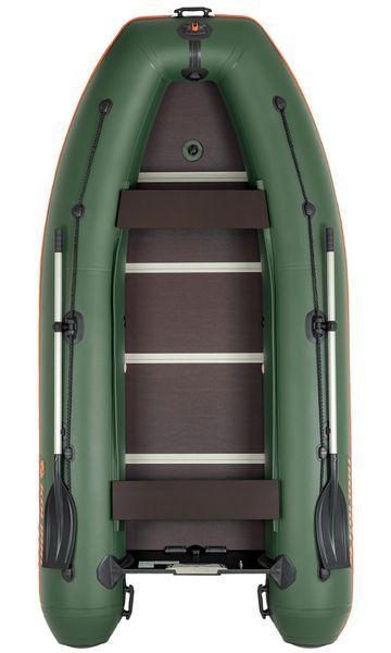 Inflatable boat Kolibri KM-330DSL (Kolibri KM-330DSL) motor keel plywood, green