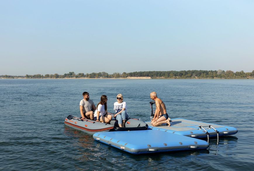 Inflatable docking platform Kolibri DK-320, ultramarine