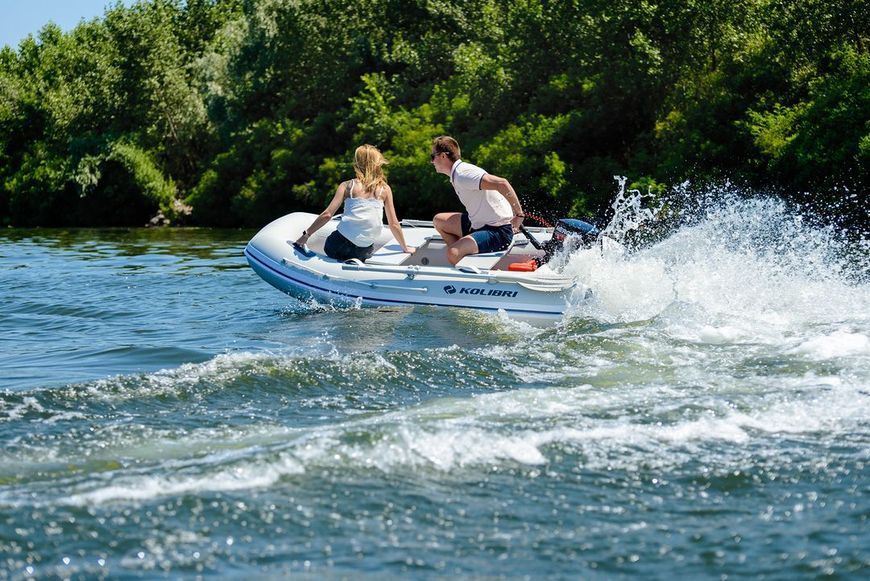 Inflatable boat Kolibri KM-330DXL (Kolibri KM-330DXL) motor keel Air-Deck