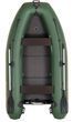 Inflatable boat Kolibri KM-300DL (Kolibri KM-300DL) motor keel book, green
