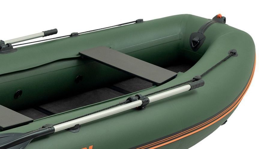 Inflatable boat Kolibri KM-300DL (Kolibri KM-300DL) motor keel book, green