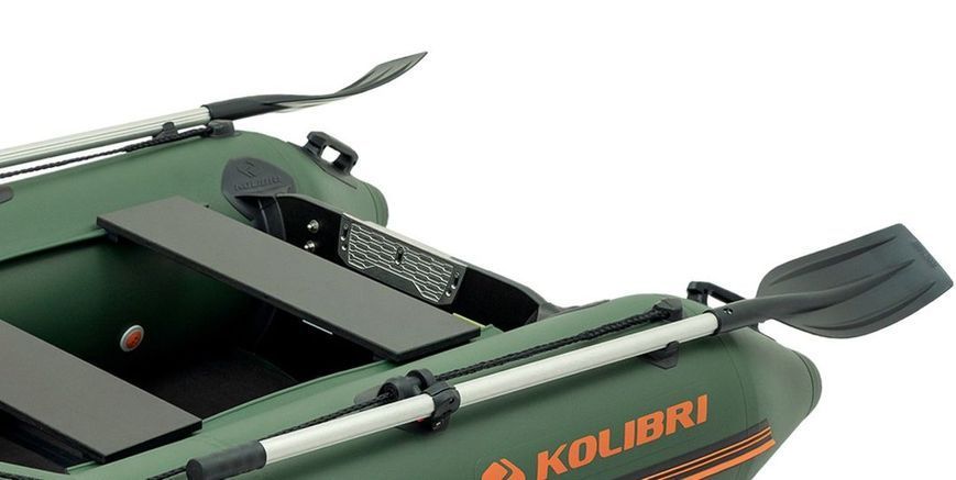 Schlauchboot Kolibri KM-245D Profi (Kolibri KM-245D) Motorkielbuch, gr&uuml;n