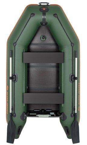Inflatable boat Kolibri KM-260D Profi (Kolibri KM-260D) motor keel book, green