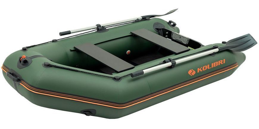 Schlauchboot Kolibri KM-260D Profi (Kolibri KM-260D) Motorkielbuch, gr&uuml;n