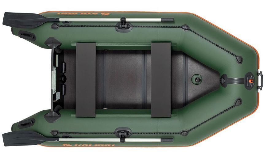 Schlauchboot Kolibri KM-260D Profi (Kolibri KM-260D) Motorkielbuch, gr&uuml;n