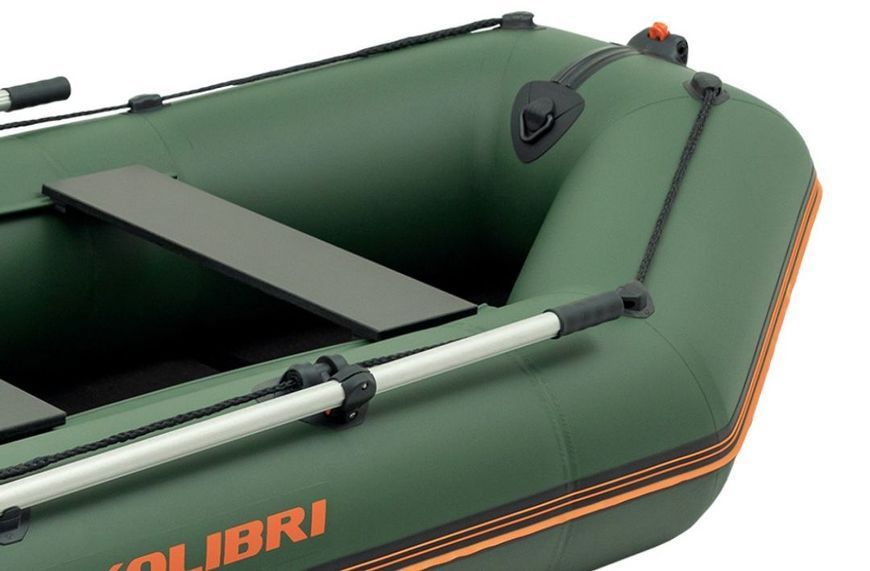 Schlauchboot Kolibri KM-260D Profi (Kolibri KM-260D) Motorkielbuch, gr&uuml;n
