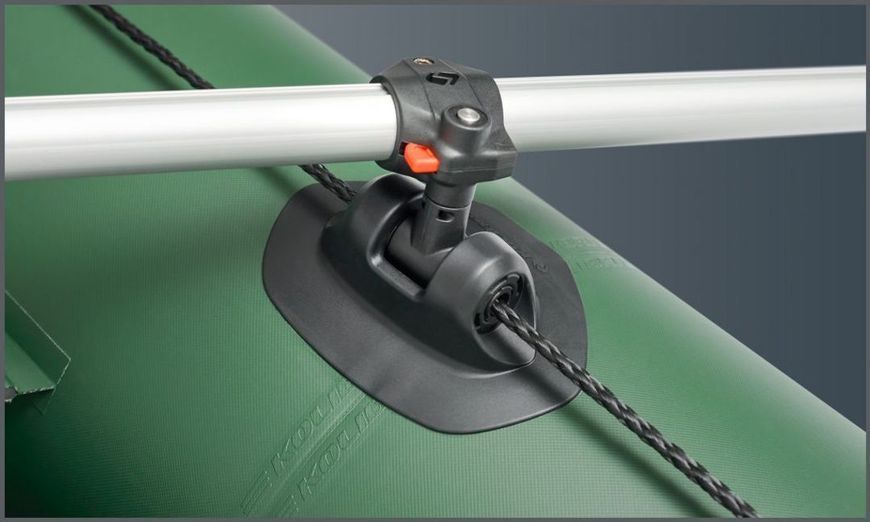 Inflatable boat Kolibri KM-330D Pro (Kolibri KM-330D) motor keel plywood, green