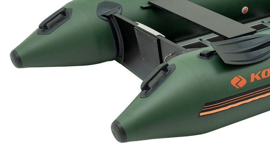 Inflatable boat Kolibri KM-330D Pro (Kolibri KM-330D) motor keel plywood, green