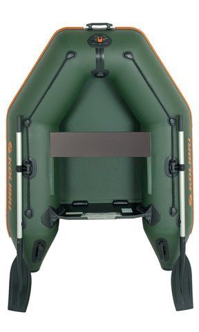 Inflatable boat Kolibri KM-200, motor, without decking, green