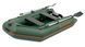 Inflatable boat Kolibri KM-245, motor, without decking, green