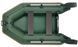 Inflatable boat Kolibri KM-245, motor, without decking, green