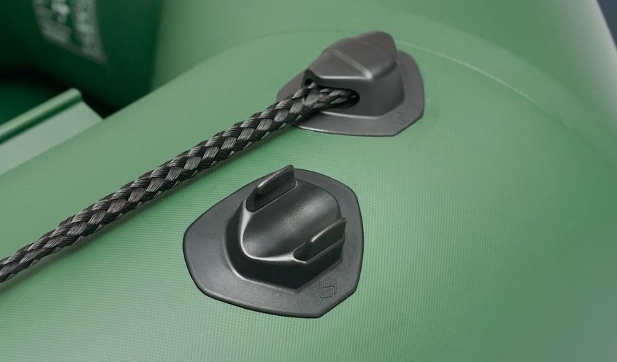 Schlauchboot Kolibri KM-330, Motor, ohne Deck, gr&uuml;n