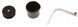 Paddle button (assembled) Kolibri black (12.055.62)