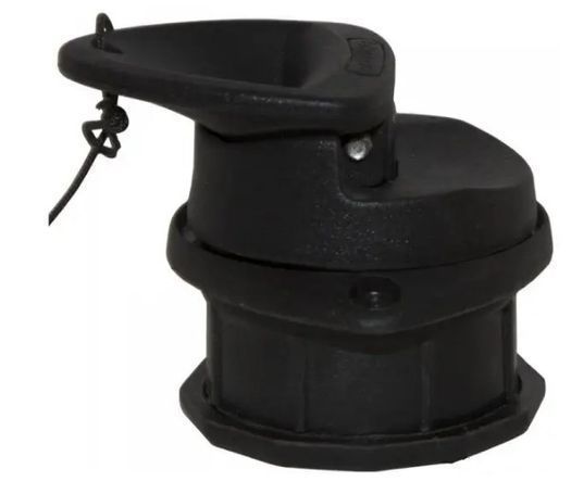 Transom drain valve 24 mm (plug) Kolibri black (11.0021.62)